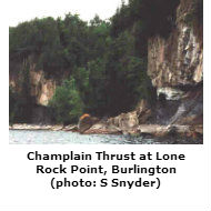 Champlain Thrust, Lone Rock Point