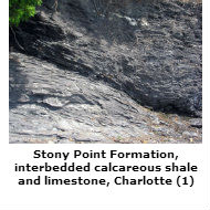 Shale and limestone, Charlotte