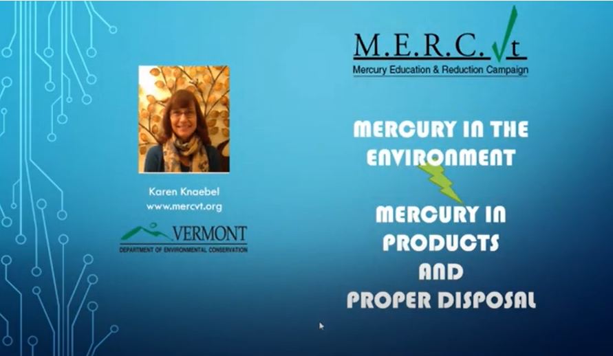 Thumbnail of a YouTube video titled "Mercury in the Environment: Mercury Products and Proper Disposal"