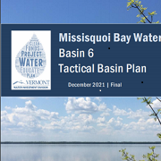 Front page of the Missisquoi Bay Tactical Basin Plan