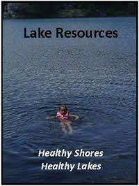 Young child swimming - link to 'Lake resources - Healthy Shores, Healthy Lakes'