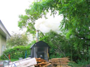 outdoor wood furnace