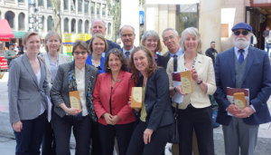 Several DEC Staff outside Fanuiel Hall in Boston after receiving EPA awards