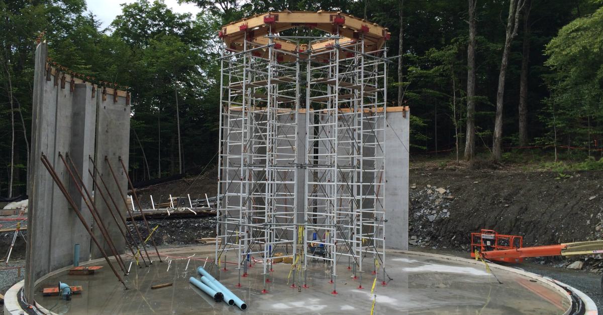 Water Storage Tank Under Construction
