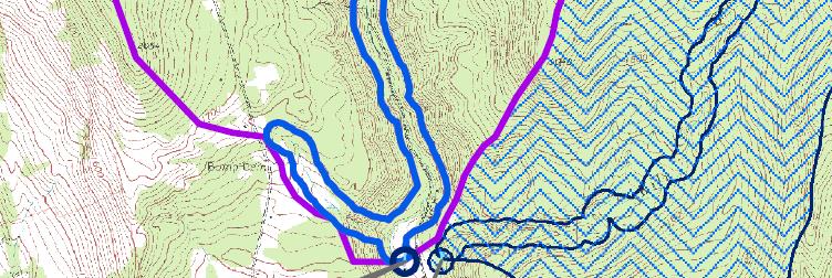 topographic water source map