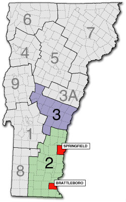 map of area covered by springfield office