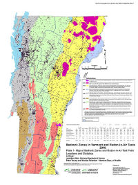 radon and bedrock test locations