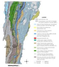 General Geologic Map of VT, 2012