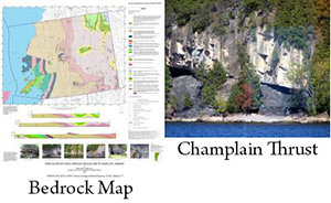 champlain thrust at Lone Rock Point