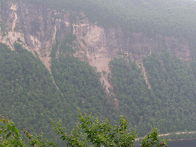 Talus slope, Mt. Pisgah