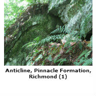 Anticline, Pinnacle Formation, Richmond