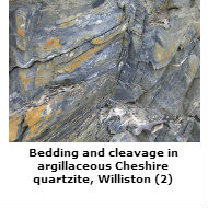 Bedding and cleavage, Williston