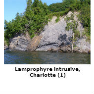 Lamprophyre intrusive, Charlotte