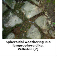 Spheroidal weathering, Williston