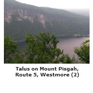 Talus, Mount Pisgah