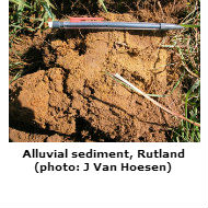Alluvial sediment, Rutland