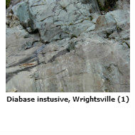 Diabase intrusive, Wrightsville