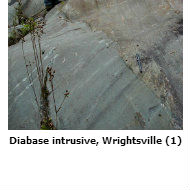 Diabase intrusive, Wrightsville