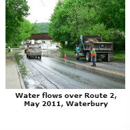 Waterbury flooding, May 2011