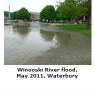 Waterbury flooding, May 2011