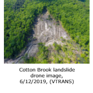 drone image, 12 acre landslide