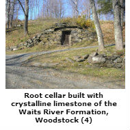 Limestone root cellar, Woodstock