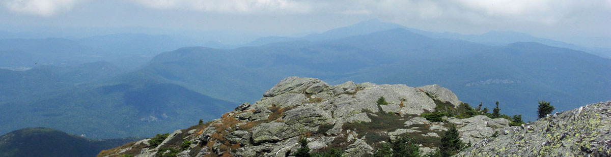 open folds on Camels Hump, view to the north