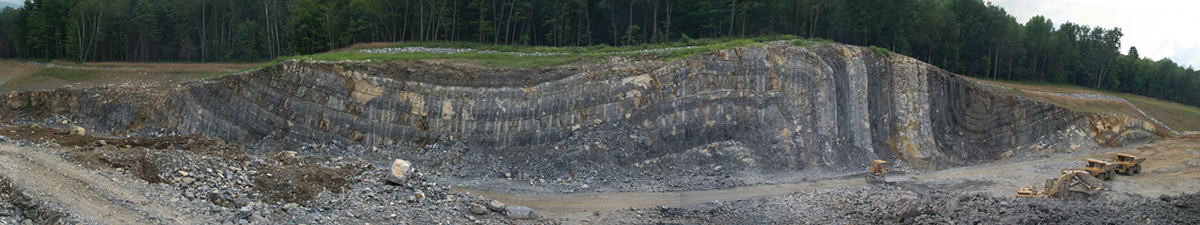 Anticline and syncline, Bennington