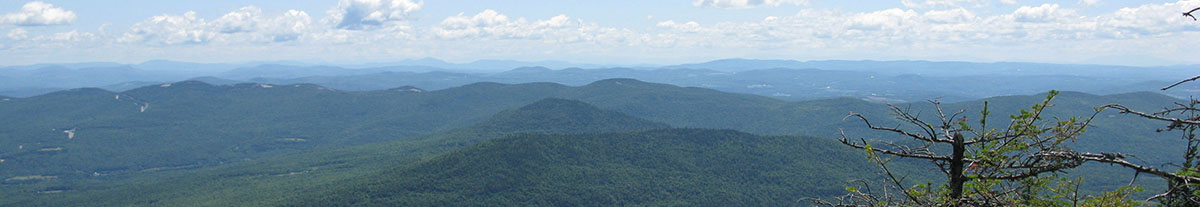 vista from mountaintop