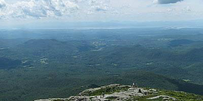 view from Mount Mansfield