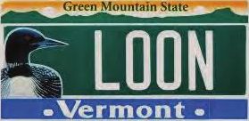 Vermont Conservation License Plate
