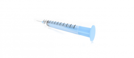 a syringe