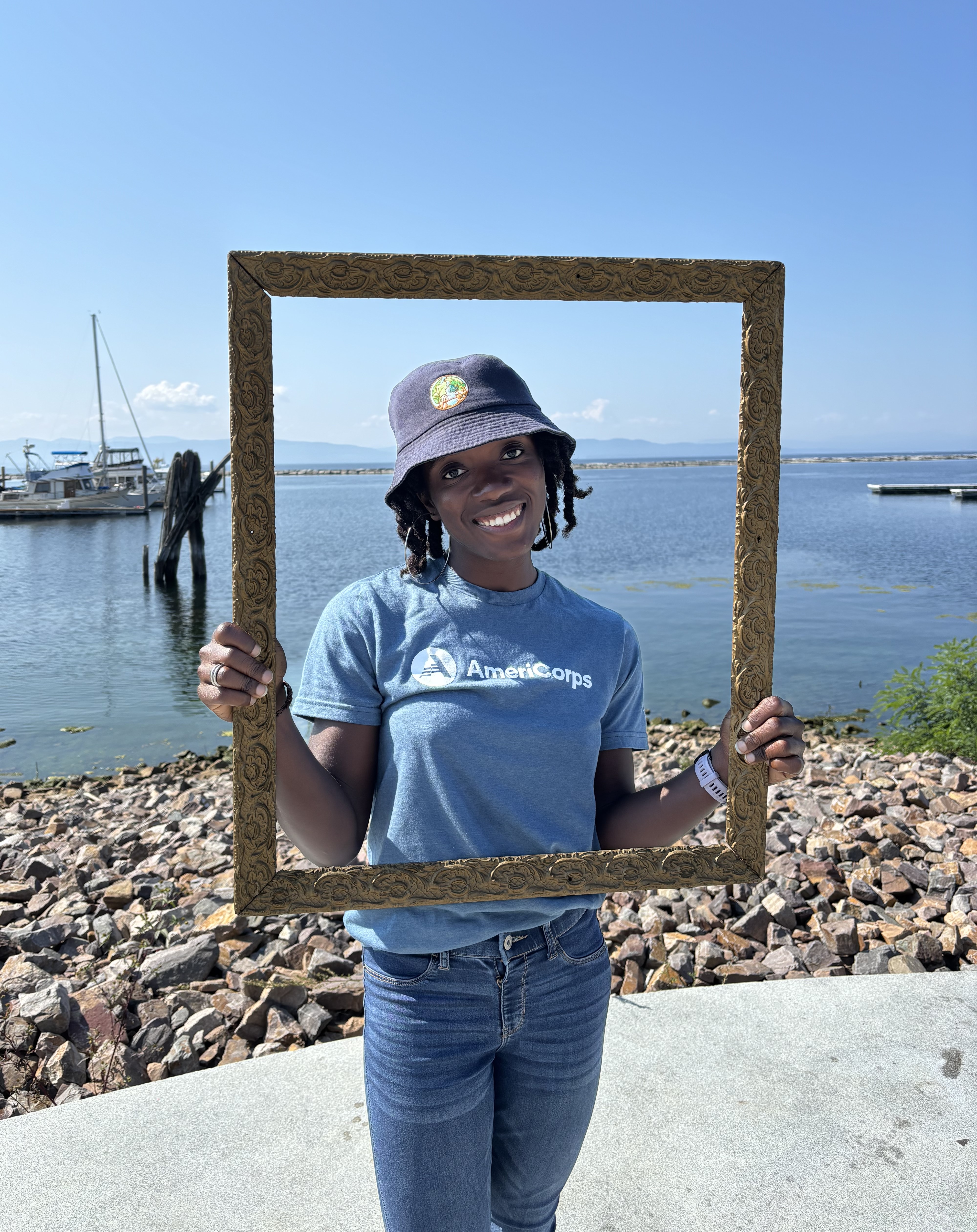 ECO AmeriCorps member, Onome Ofoman