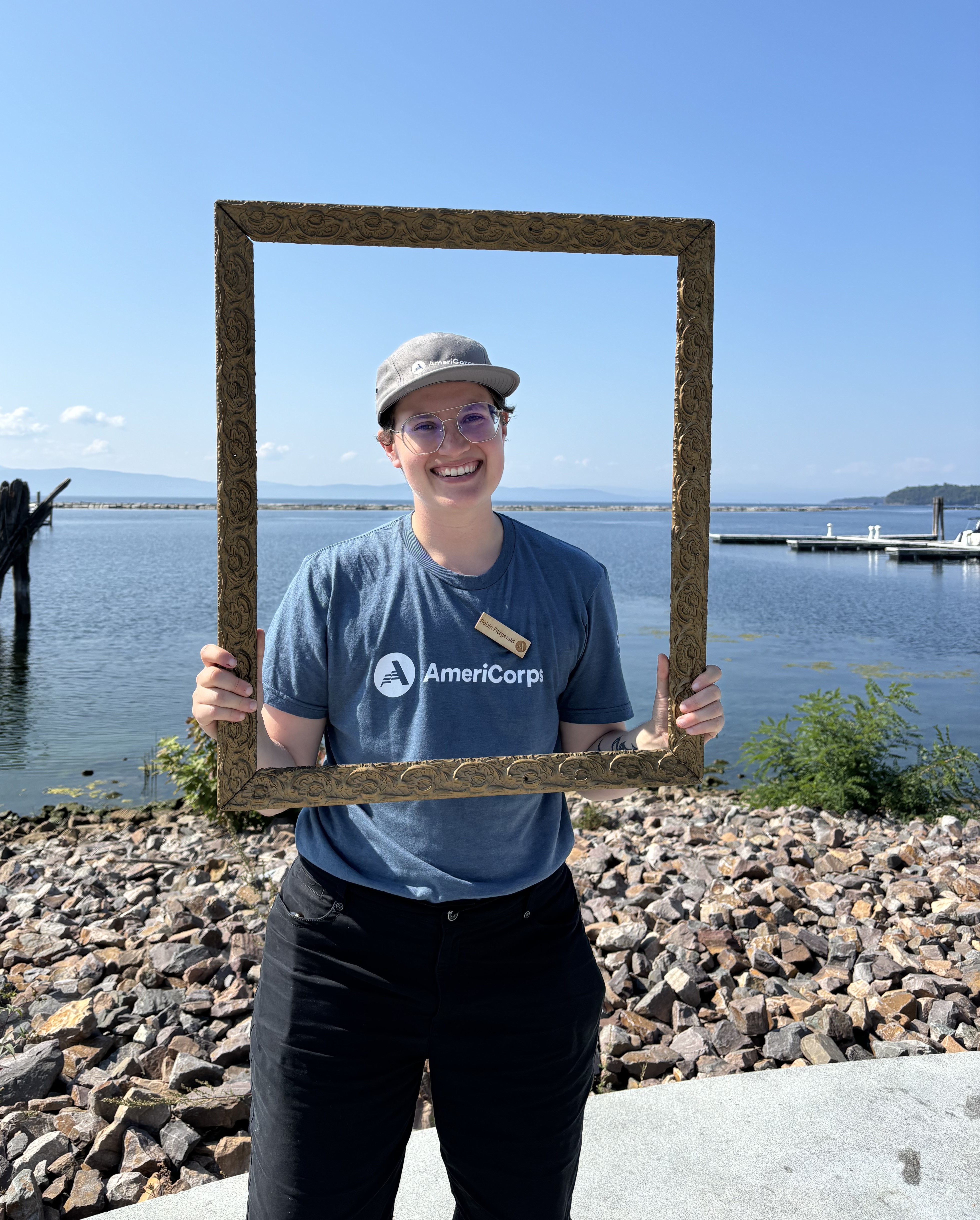 ECO AmeriCorps member, Robin Fitzgerald