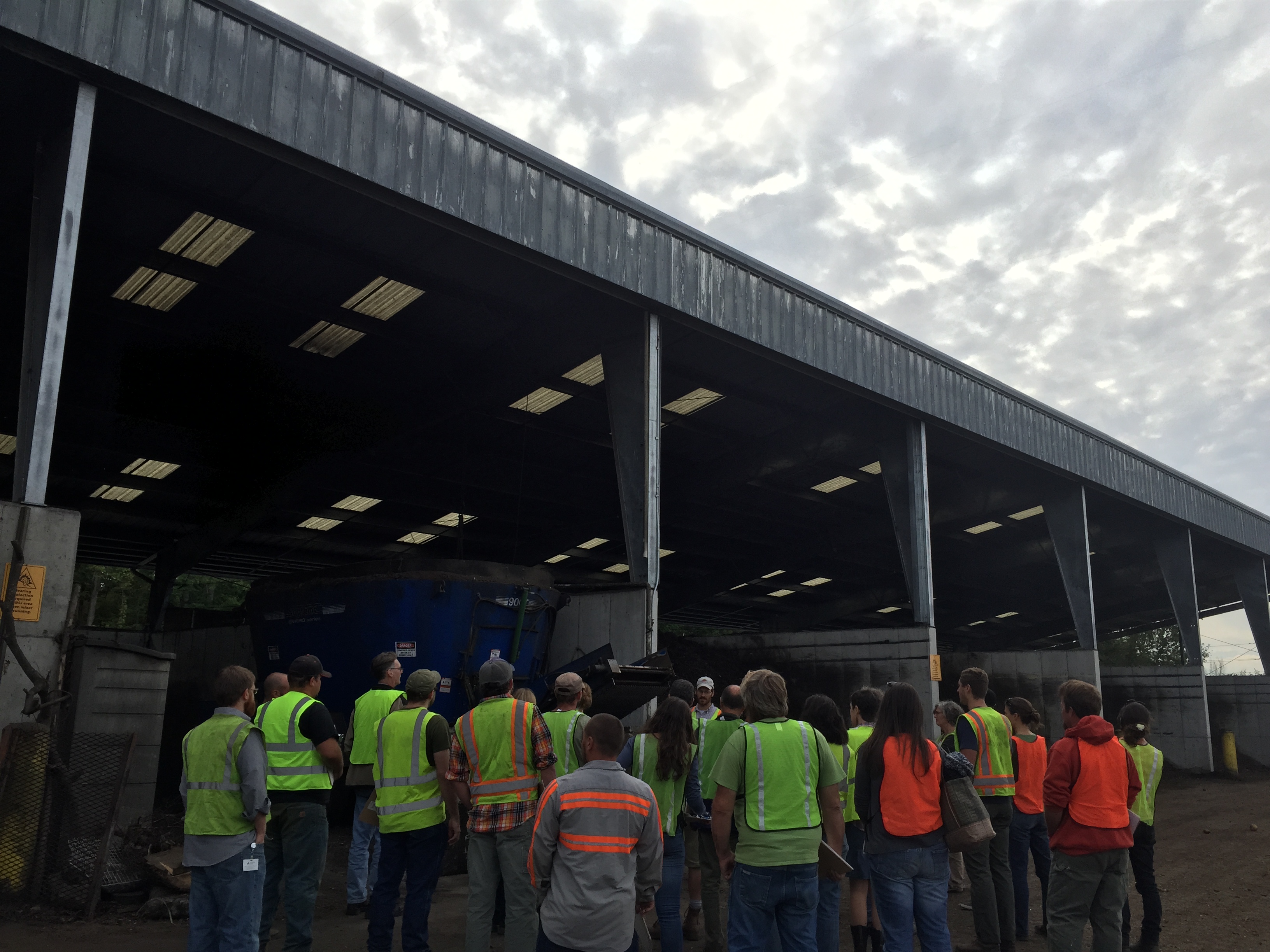 Attendees at the Vermont Compost Operator Training