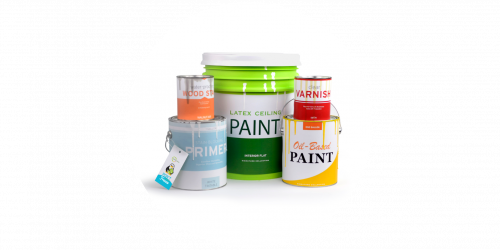 cans of paint