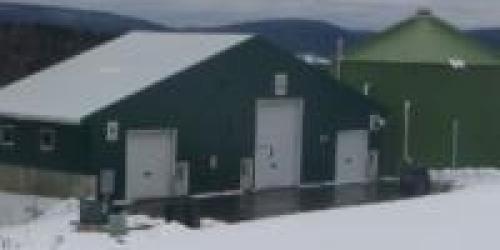 An anaerobic digester facility in Vermont