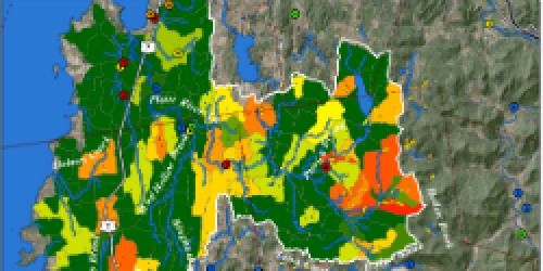 Mapping of river basin
