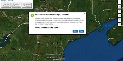 Image of the watershed project database