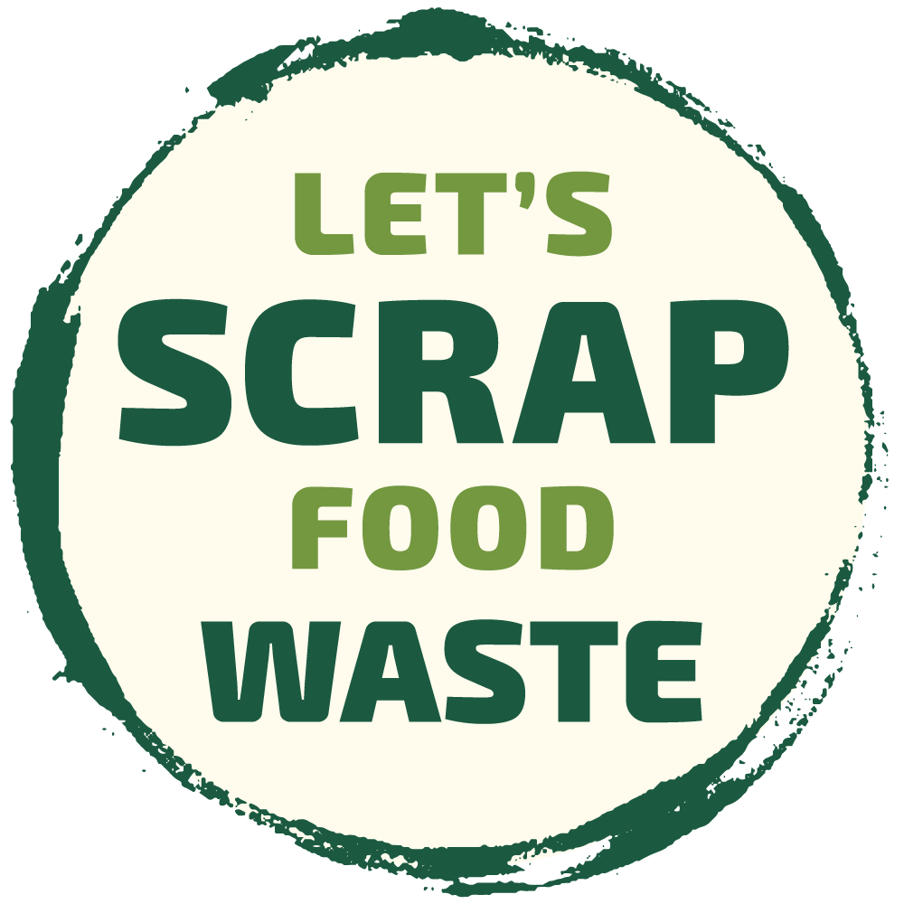 "Let's Scrap Food Waste Logo"