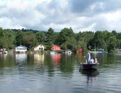 Fishing on Lake Carmi.  Image by Larry Myott