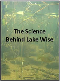 Underwater photo of plants growing - link to 'the Science behind Lake Wise'