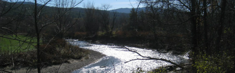 A view of the Mad River