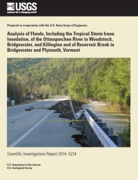 Cover of a 2014 USGS Study for Ottauquechee River