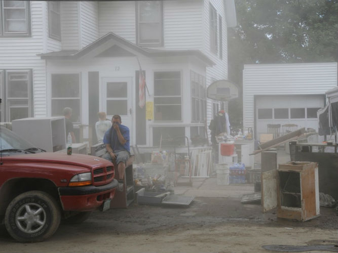 Residents experiencing dust, raw sewage and fuel oil in the aftermath of Waterbury flooding in 2011.