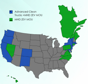 Map of Jurisdictions that have adopted ACT and/or signed onto the MOU