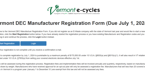 Image of  Ecycles manufacturers registration form