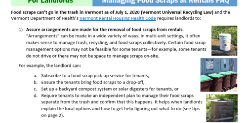 Image of landlords food scraps fact sheet