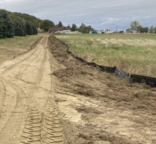 "Image of Silt Fence"